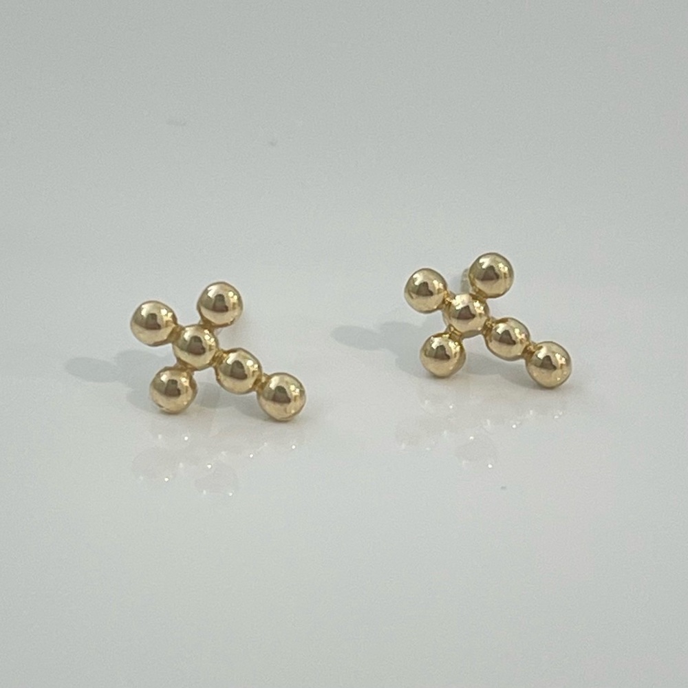 Gold Stud Earrings